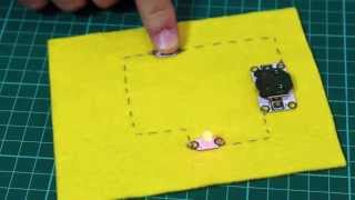 Electro-Fashion, Sewable 5mm LED Holder