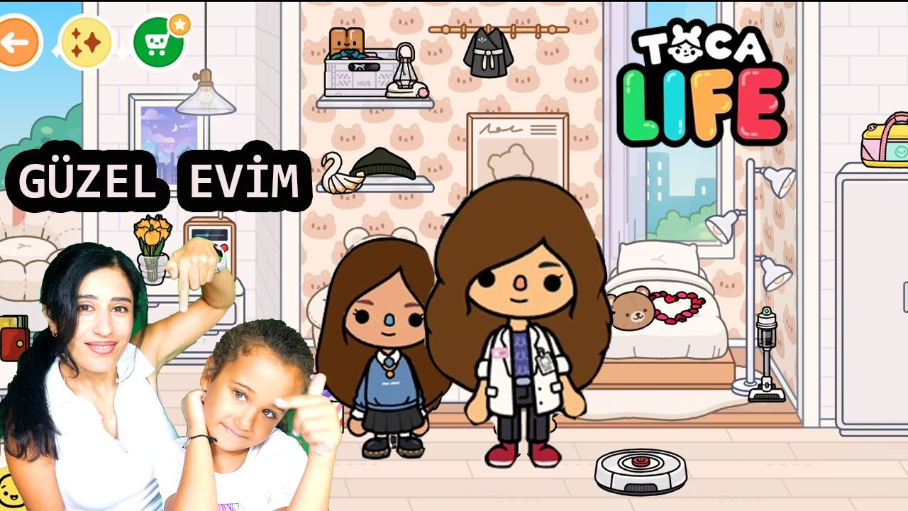 TOCA LİFE EV GEZMESİ EV TANITIMI GÜZEL EVİM ESRA GAMES
