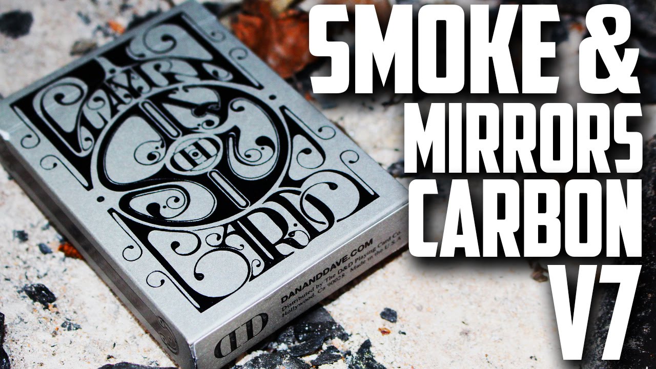 Deck Review - Smoke And Mirrors Carbon V7 Playing Cards [HD] - YouTube