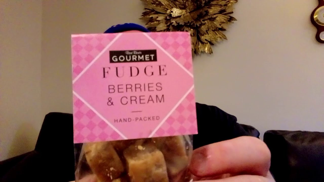 GOURMET . Fudge . BERRIES AND CREAM . Review YouTube