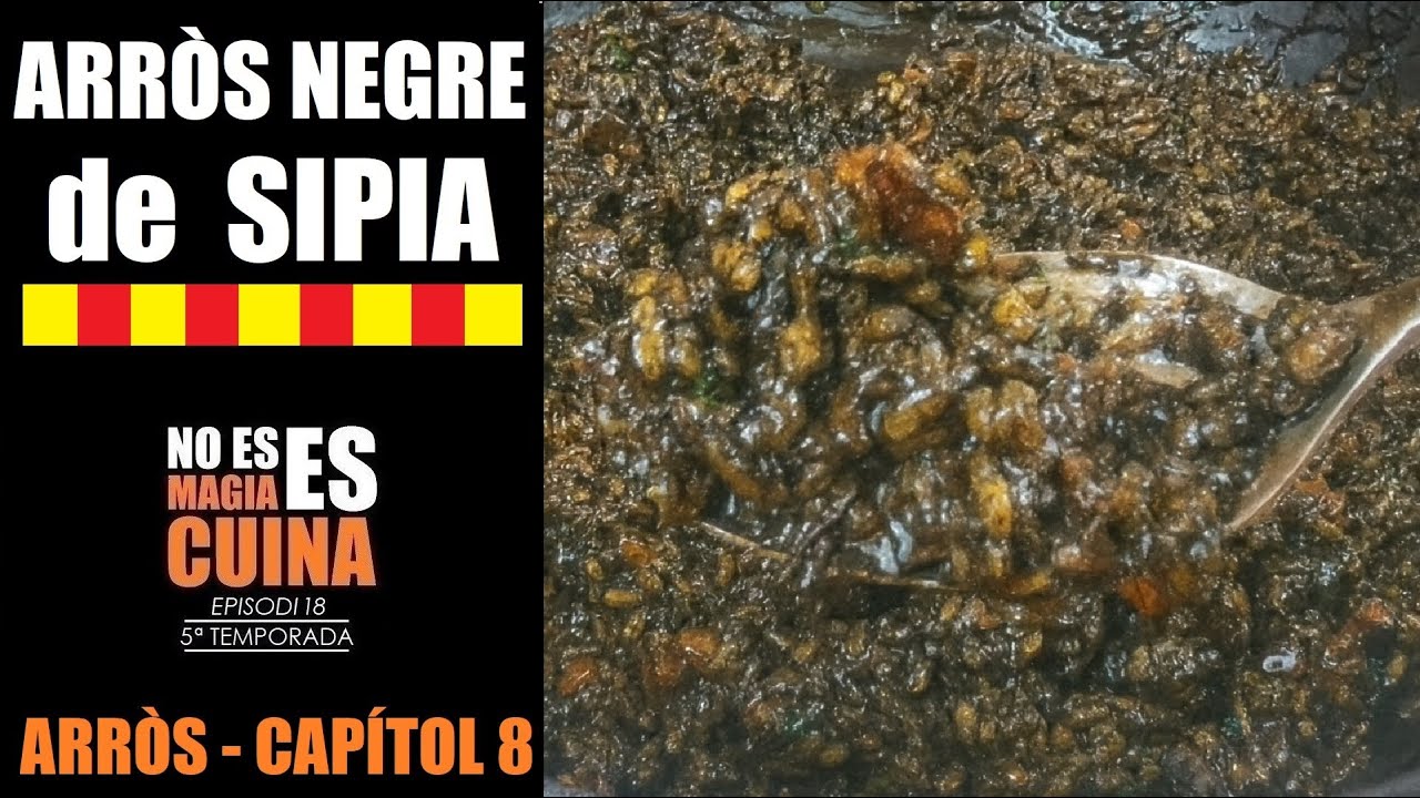 Com fer un ARRÒS NEGRE de SIPIA