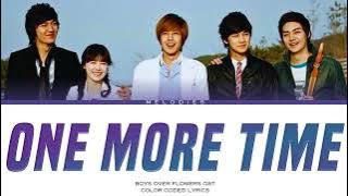 One more time | THREE BICYCLES | BOYS OVER FLOWERS OST | COLOR CODED LYRICS