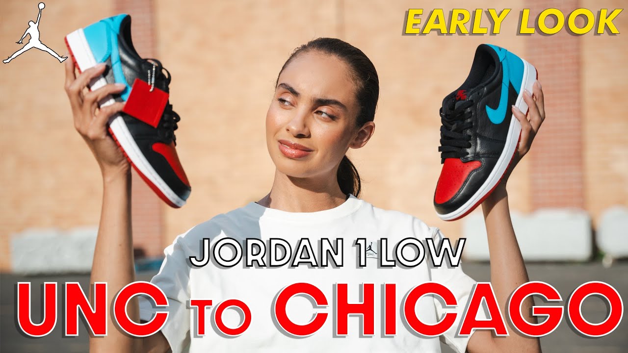 Are they BETTER AS A LOW? UNC to Chicago Jordan 1 EARLY LOOK Review ...