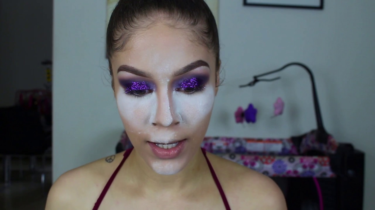HIGHLY Requested MAC Purple Glitters Pigments Makeup Tutorial