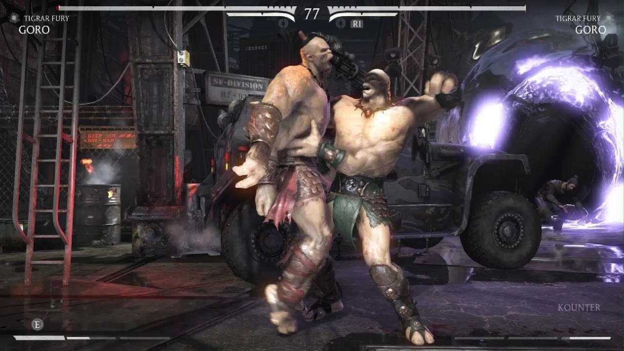 Mortal Kombat X_Goro/Tigrar Fury VS Goro/Tigrar Fury