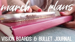 MARCH 2020 ⎮ VLOG: Plan with Me Bullet Journal, my Future Boards!