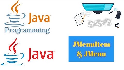 JMenuItem & JMenu in Java | JMenuItem & JMenu using Swing