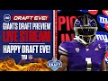 Giants draft preview live stream  happy draft eve