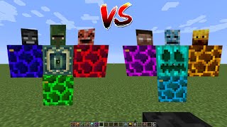 what if you create an ENDER ZOMBIE vs MIX BOSS in MINECRAFT (part 51)