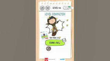 brain test 3 level 44 we must escape from the pirates