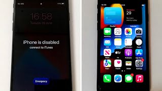 How to Unlock an iPhone 7 Forgot Password with Computer, iPhone is Disabled Connect To iTunes Reset