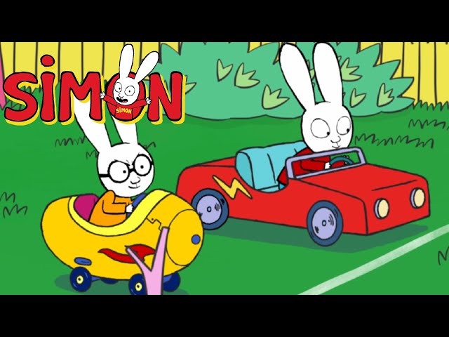 The race car 🏎️⚡🚁 Simon | 45min compilation | Season 2 Full episodes | Cartoons for Children class=