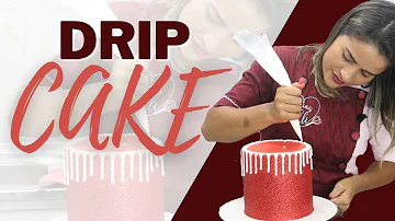 Como fazer Drip cake na pasta americana?