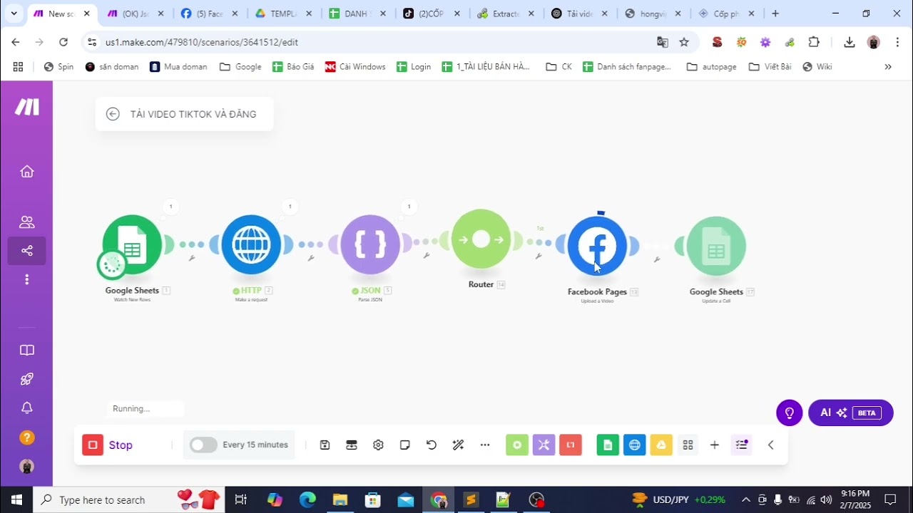 AUTO MAKE.COM ĐĂNG VIDEO TỪ NỀN TẢNG TIKTOK LÊN FANPAGE, YOUTUBE, INS 24/365
