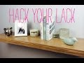 Ikea Hack - Lack Shelf DIY with Contact Paper Ikea Hack - Lack Shelf DIY with Contact Paper