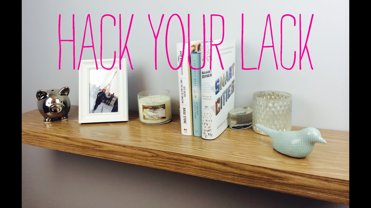 Ikea Hack Lack Shelf Diy With Contact Paper Youtube