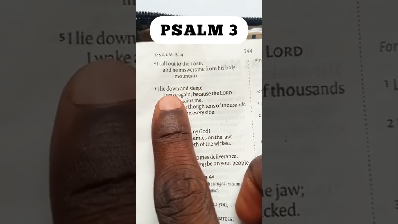 PSALM 3 || Daily Scripture Reading | Today | 