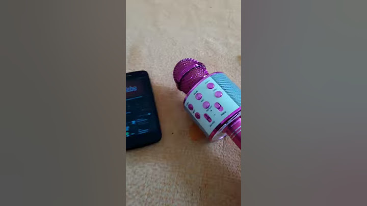 BLUETOOTHLU KARAOKE MİKROFON!