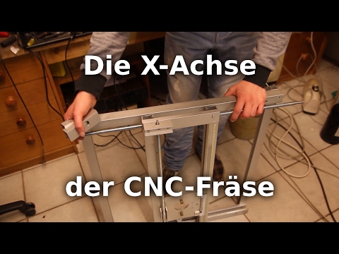 Die X-Achse der CNC-Fräse