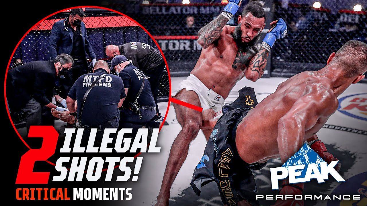 ILLEGAL SHOTS BACK-TO-BACK | Critical Moments in Bellator MMA seen clearly by PEAK - EP 5