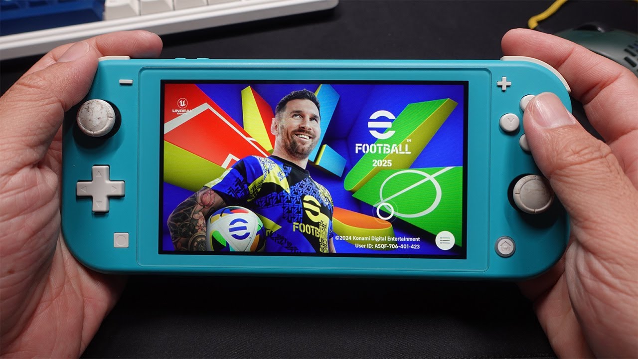 eFootball 2025 Gameplay On Nintendo Switch Lite - YouTube