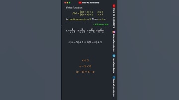 Solving JEE Previous Year Problem | Continuity of Function #jeedailyconcepts #limitsandcontinuity