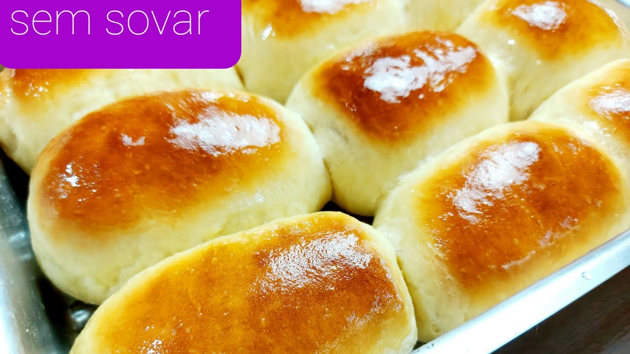 SEM SOVAR PÃOZINHO PARA LANCHE DE PADARIA FÁCIL  PRÁTICO E FOFINHO ❤