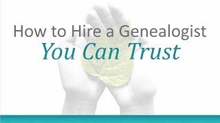 Hiring a Professional Genealogist You Can Trust | Legacy Tree Genealogists