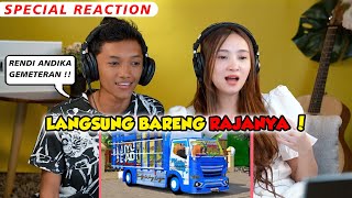 SERU BANGET ! REACTION TRU*k 0L3NG BARENG RAJA 0L3NG ( RENDI ANDIKA )