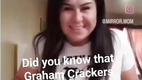 Crushin' it – Today's forecast: 100% chance of s'mores. Happy National Graham Cracker Day!