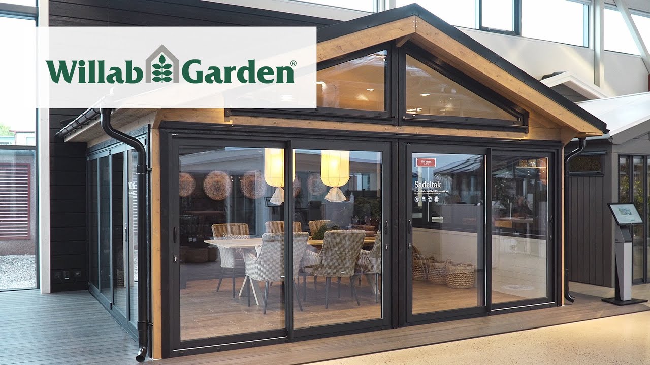 Hagestue med saltak - Willab Garden