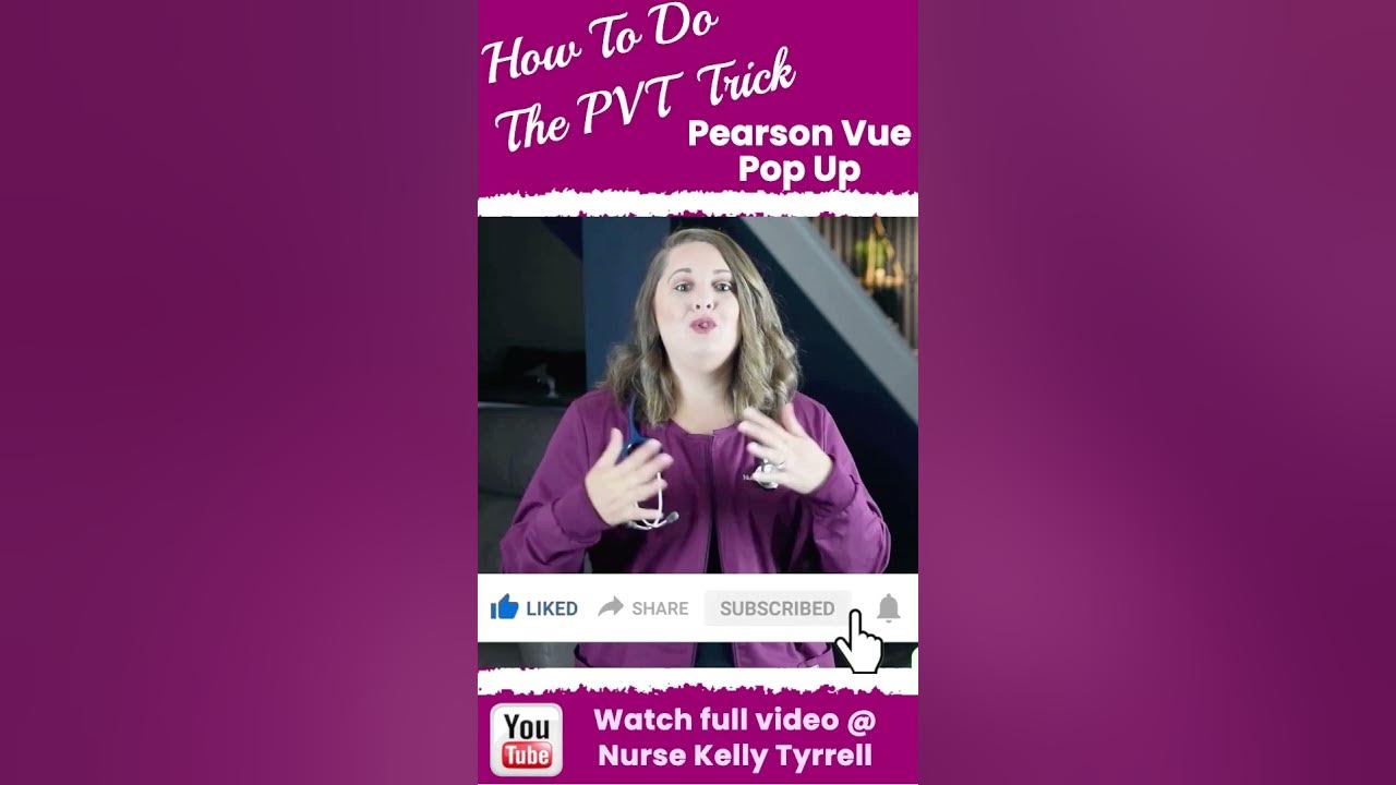 How To Do The PVT Trick Pearson Vue Trick Pop Up shorts YouTube