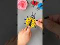 DIY ladybird 🐞 #bestcraftideas #artandcraft