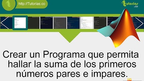 operadores – matLab (suma de pares e impares)