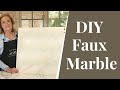 How To Paint Faux Marble | DIY Tutorial