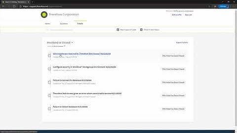 Therefore™ Helpdesk FAQ: How to Check Your Tickets
