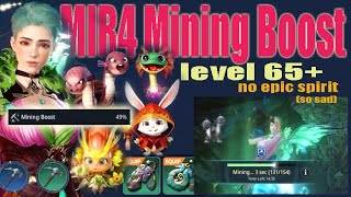 MIR4 - My Dedicated Mining Boost at Level 65+ without Epic Spirits