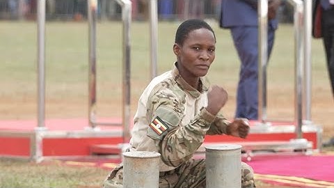 SFC COMMANDOS SHOWCASE RARE BATTLE SKILLS AS MUSEVENI TICKS GEN MUHOOZI