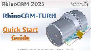 RhinoCAM 2023 TURN Quick Start