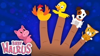 The Finger Family Song with Little Animals | #Zouzounia TV Educational Songs & Rhymes chords