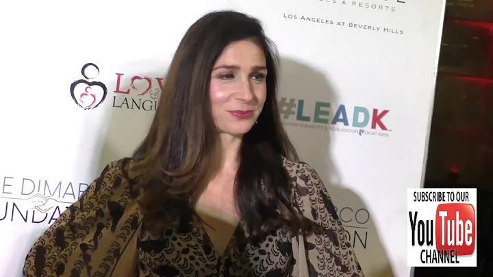 Shoshannah Stern at the Nyle DiMarco Foundation Kicks Off Love And Language Campaign at the Sofitel