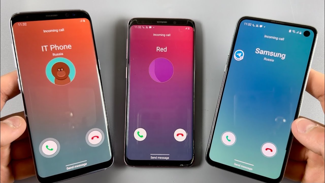 Call Versus Samsung Galaxy & Samsung S8 vs Samsung Galaxy S9 vs Samsung Galaxy S10e