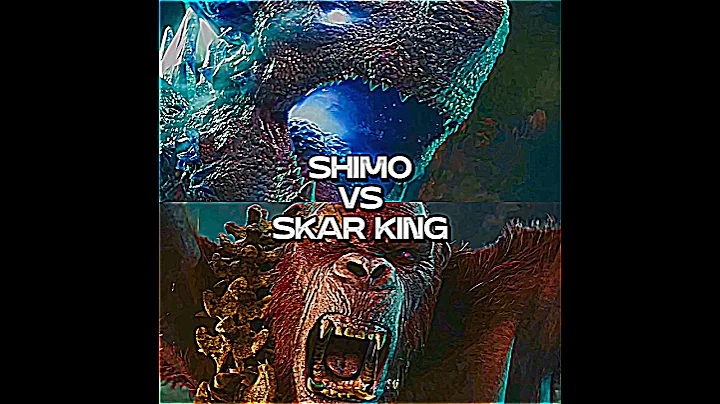 Shimo vs Skar King #godzilla #battle #edit