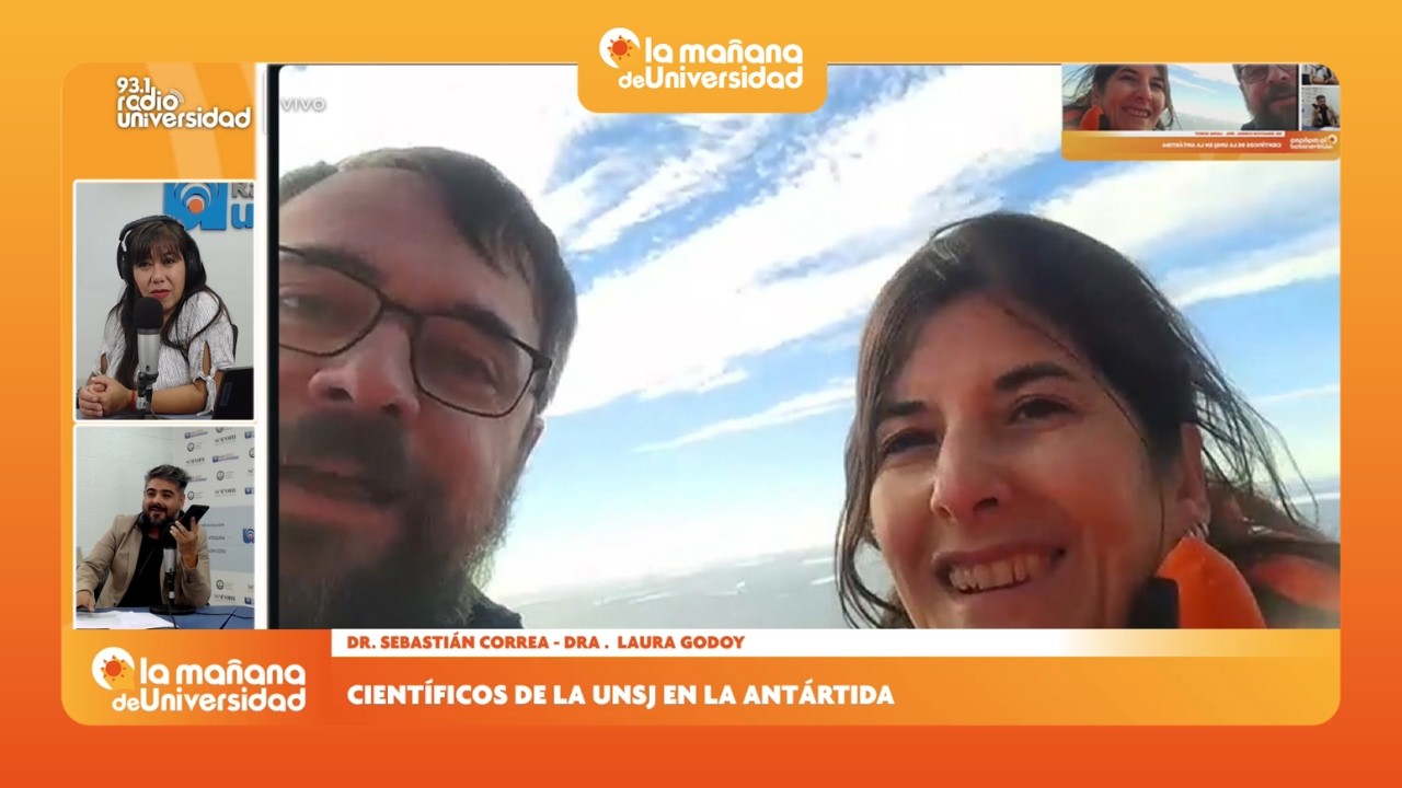 Ciencia sanjuanina en la Antártida: investigadores de la UNSJ en misión científica.