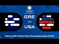 Greece VS USA|  Bronze Medal Match | World Aquatics Men’s U20 Water Polo Championships 2023