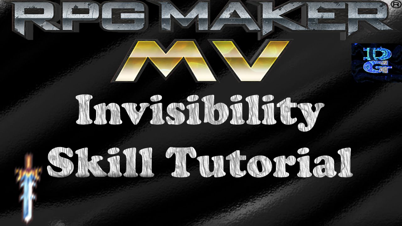 RPG Maker MV Invisibility Skill Tutorial - YouTube