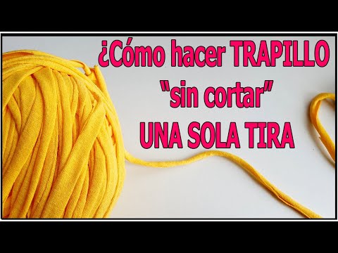 🧶 Haz tu PROPIO TRAPILLO  Como hacer TRAPILLO facil y ECONOMICO