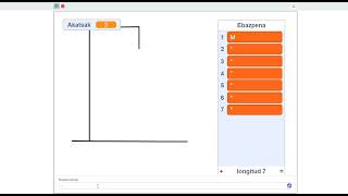 RETO SCRATCH: # EL AHORCADO