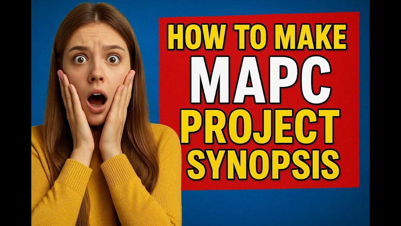 How to make mapc project synopsis 