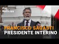 SAGASTI, el TERCER PRESIDENTE de PERÚ en UNA SEMANA | RTVE Noticias